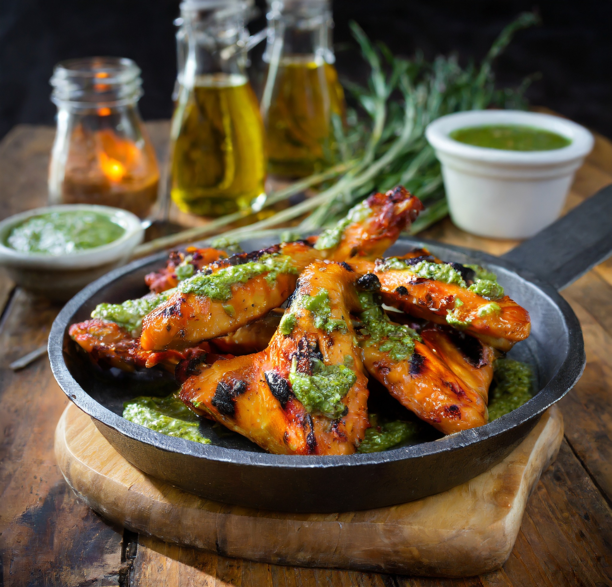 Firefly Flamed grill Peri-Peri - Pesto Wings 71492