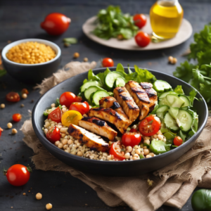 Tandoori chicken salad